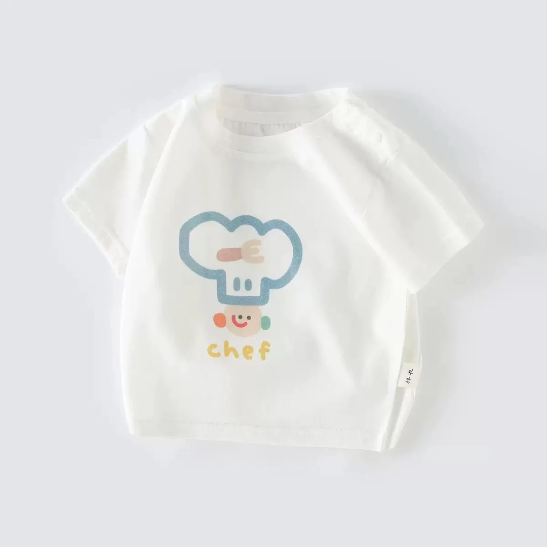 新款夏季婴童百百棉百搭T恤