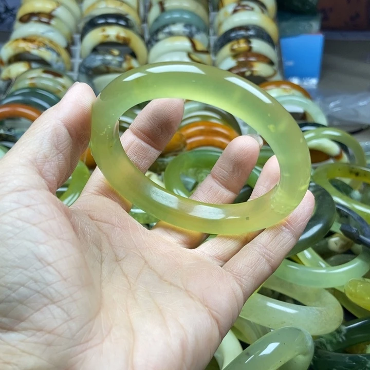 ^***^蛇纹石玉未镶嵌手镯