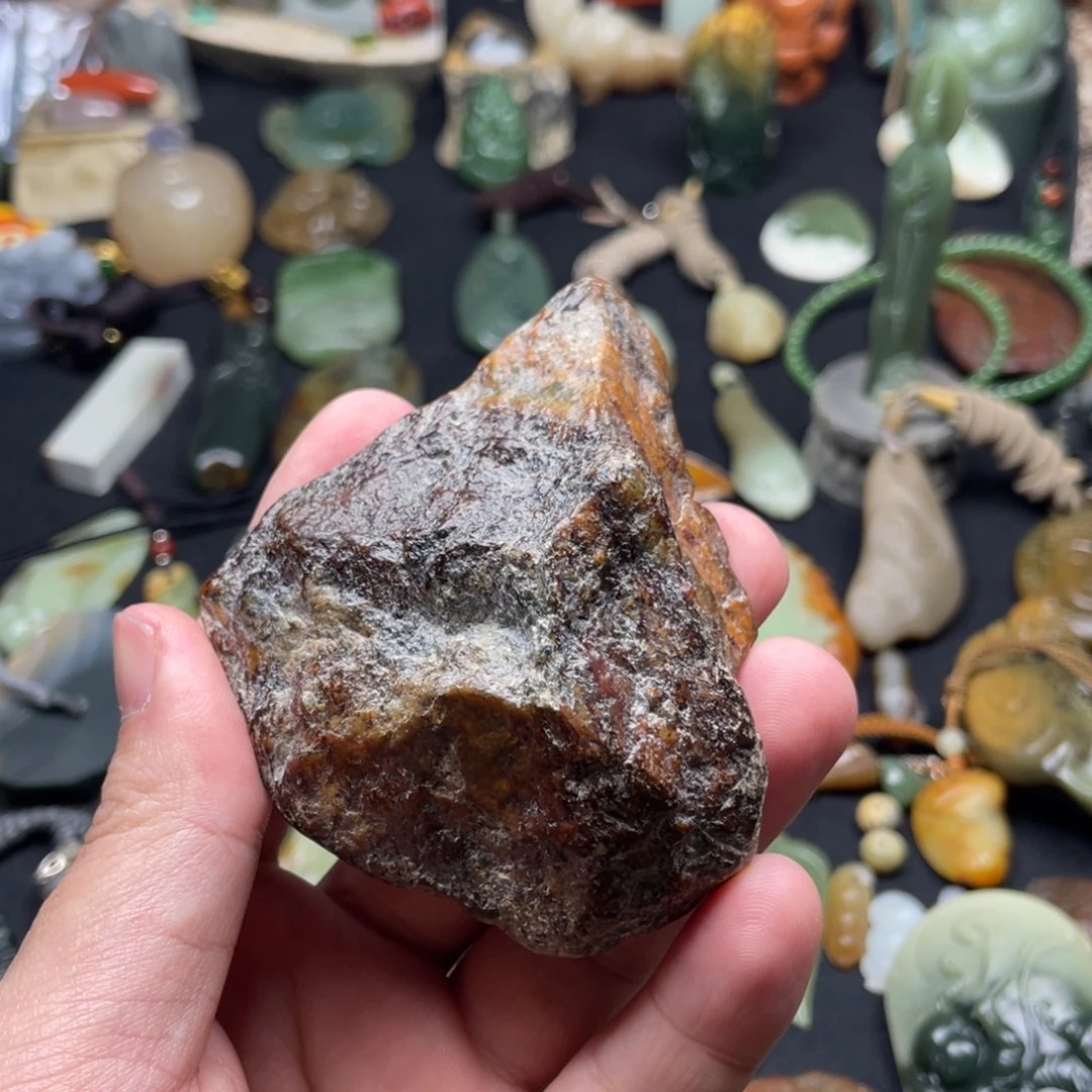 岫岩河磨玉（透闪石质玉）未镶嵌挂件