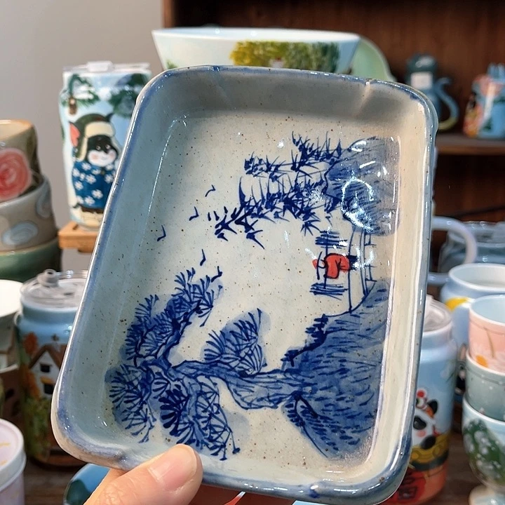 陶景德镇釉下手绘陶瓷