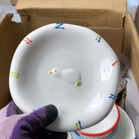 盘陶瓷制品满25拼单发货默认微瑕
