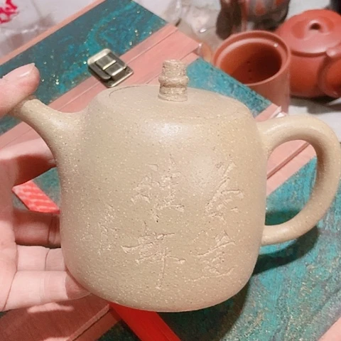 茶杯绿泥 宜兴紫砂全手工