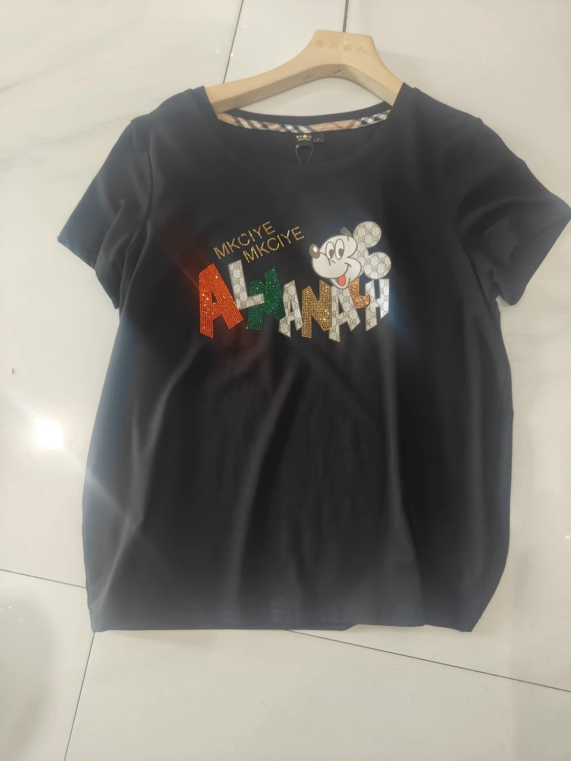 字母3D短袖简约通勤卡通动漫T恤宽松半袖百搭