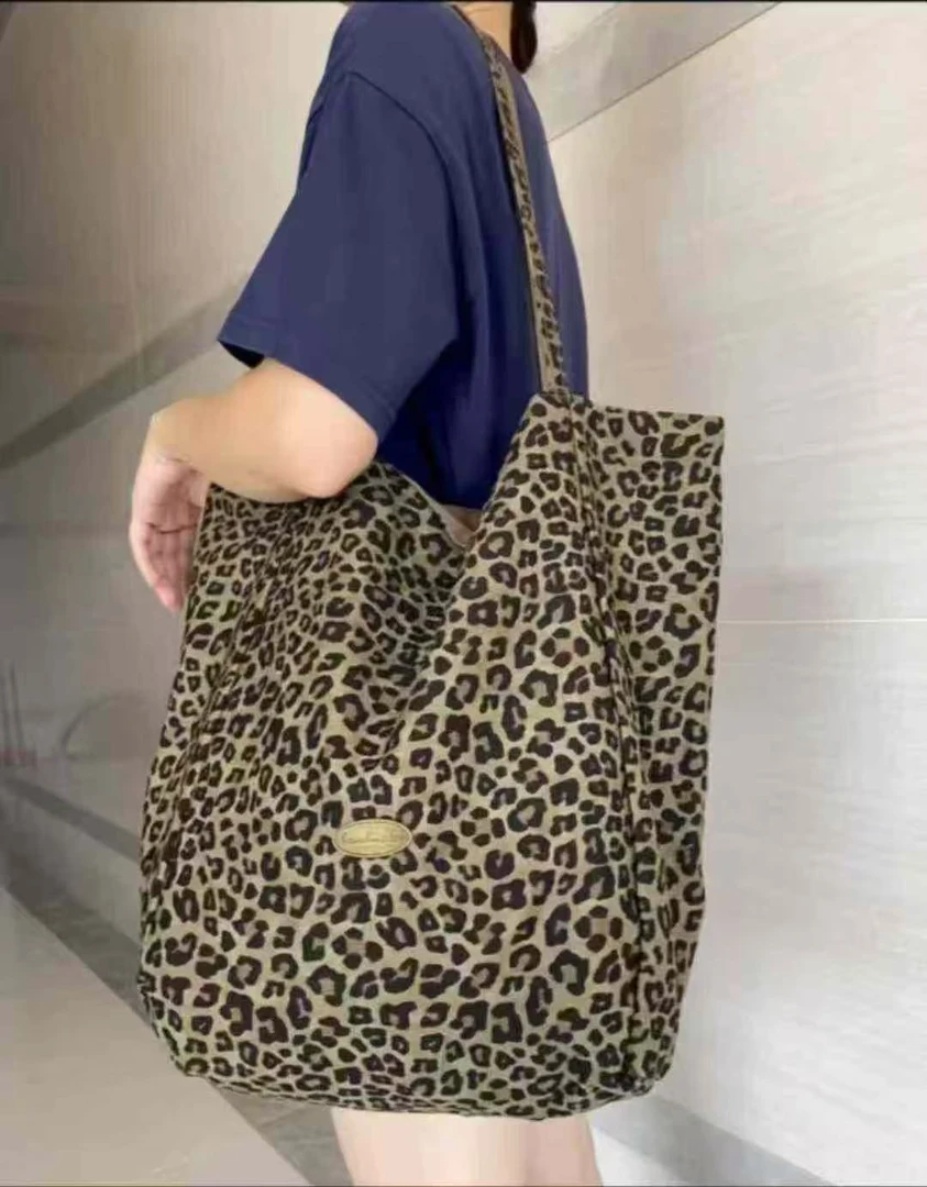 8.28<双面豹纹>韩单双面单肩包