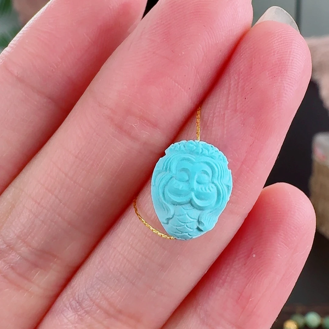 绿松石珠宝奇石未镶嵌