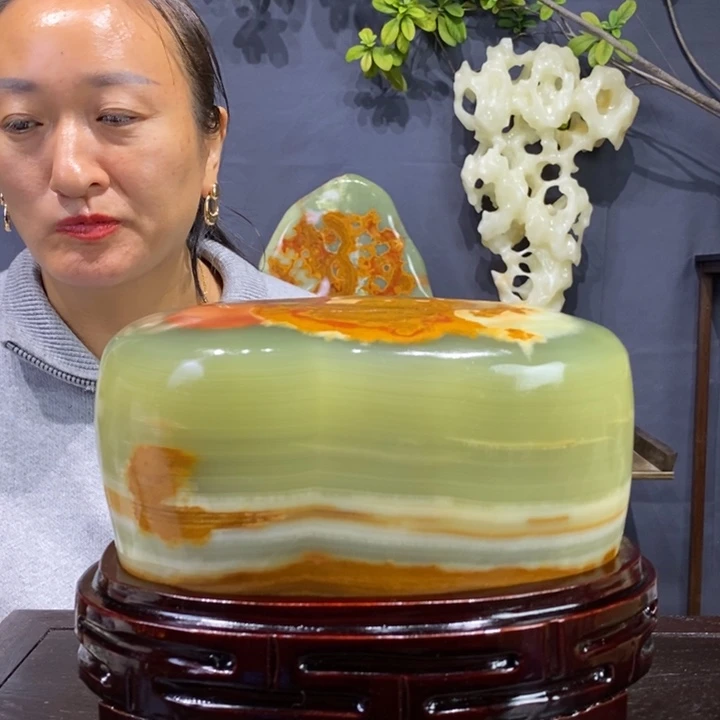 石材精品古青石摆件