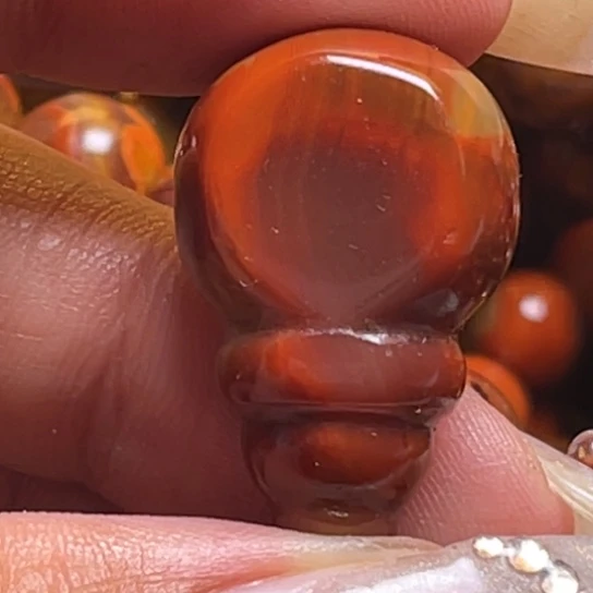 未镶嵌三通玛瑙/玉髓