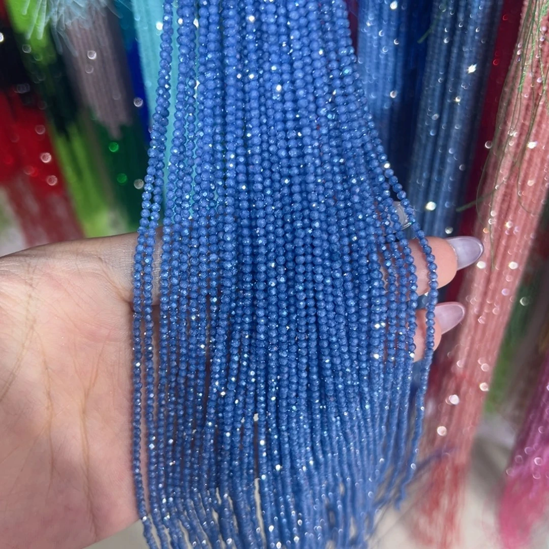 锆石非金属深灰蓝冰花二咪一条