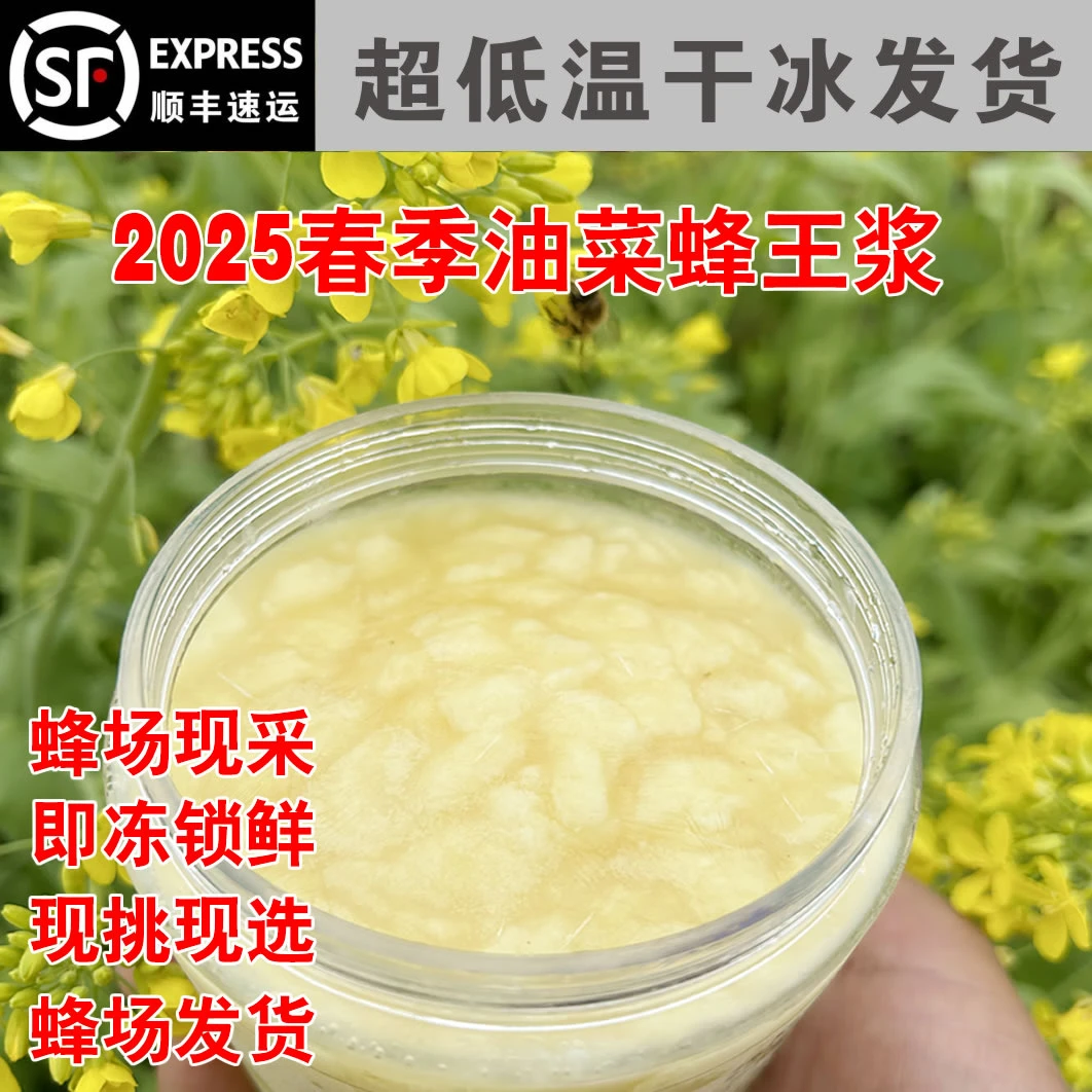 【春季油菜王浆2瓶2斤】好物推荐佳节礼品营养2025春季油菜蜂王浆