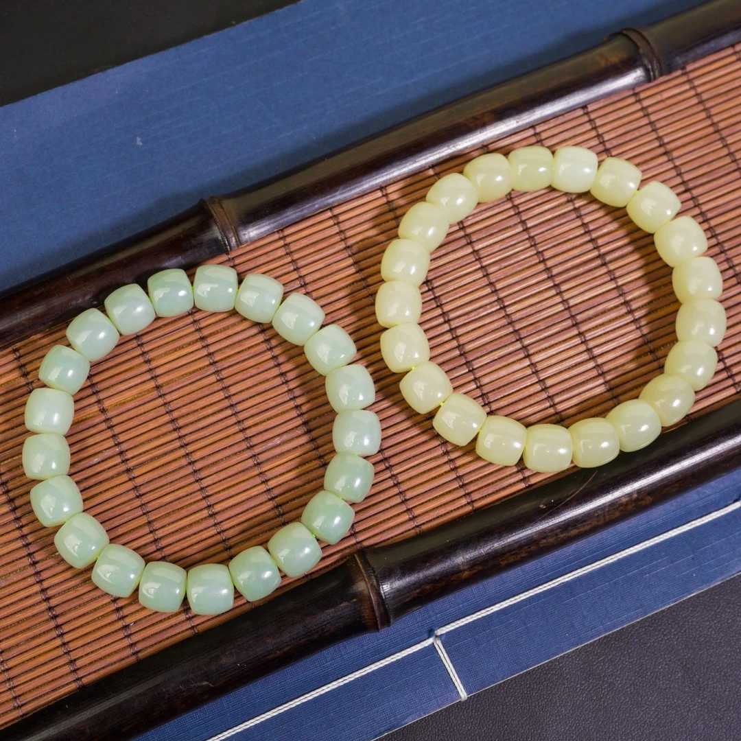 佳言珠宝新疆直切且末蓝+黄口手串PBXCC9990037