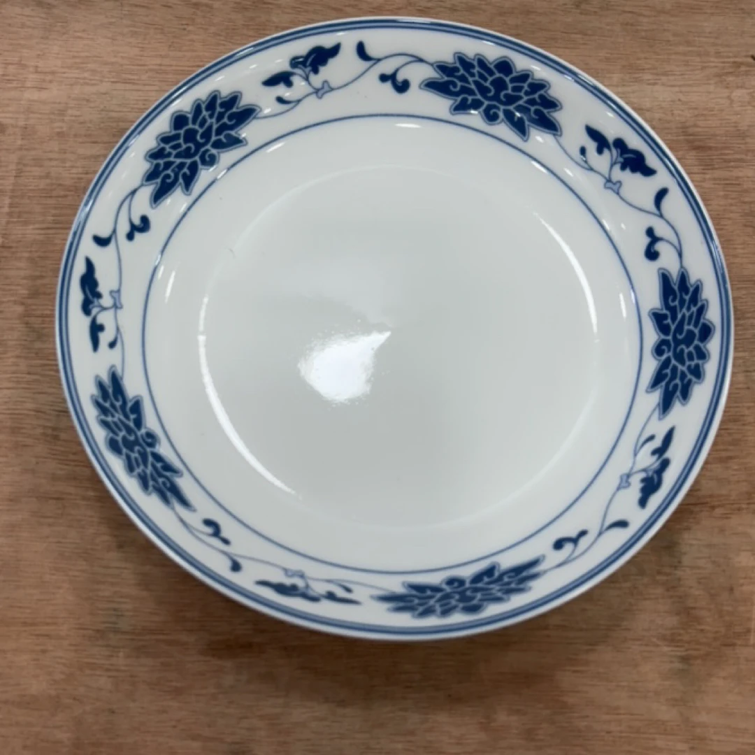 釉下五彩深盘18cm