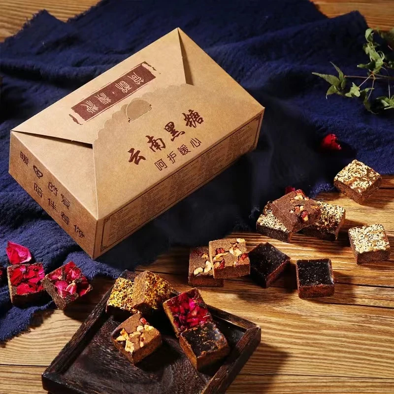 滇沁云南黑糖块姜枣茶大姨妈玫瑰老红糖块独立小包装办公室下午茶