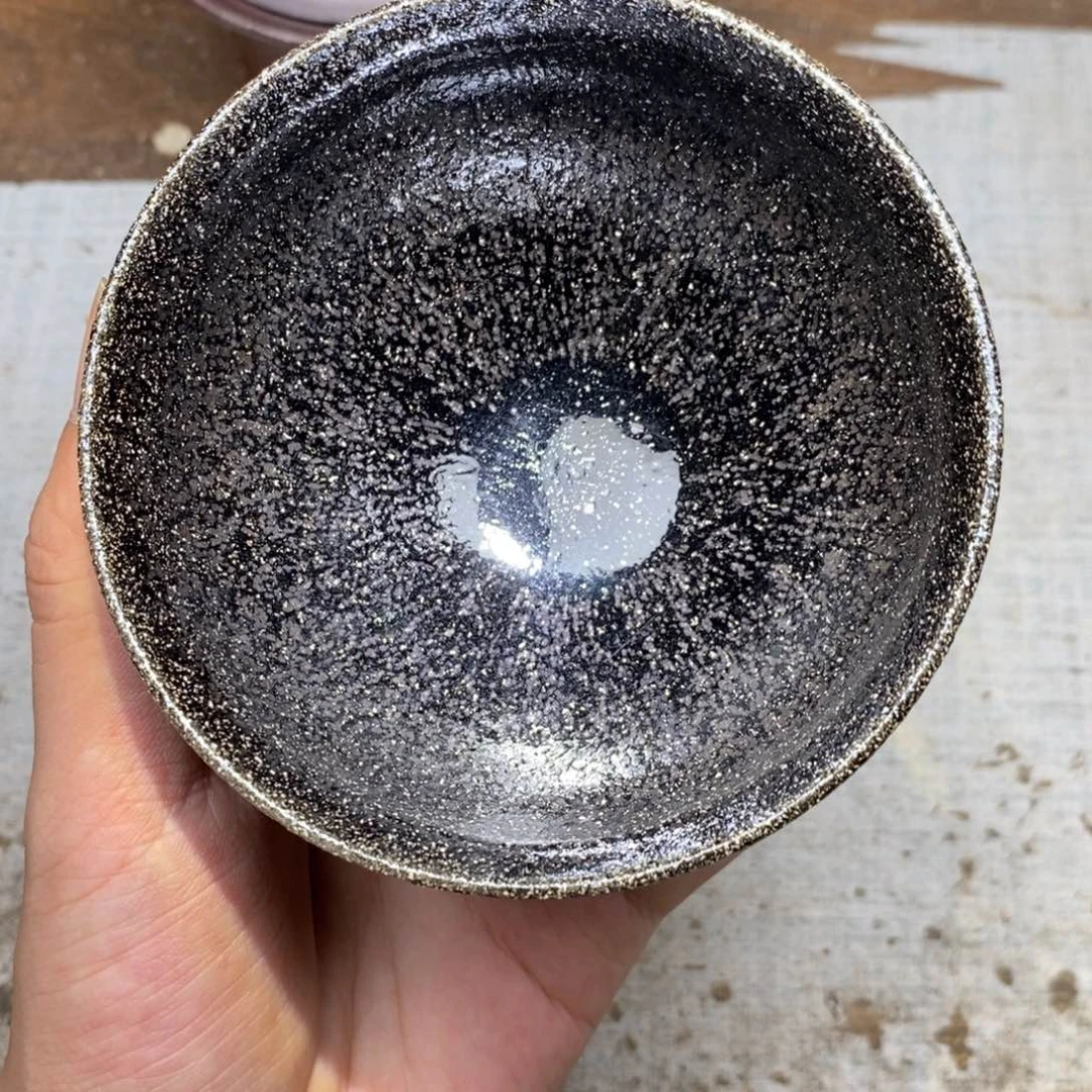 彩***糖茶盏87 崇溪堂龙窑柴烧建盏