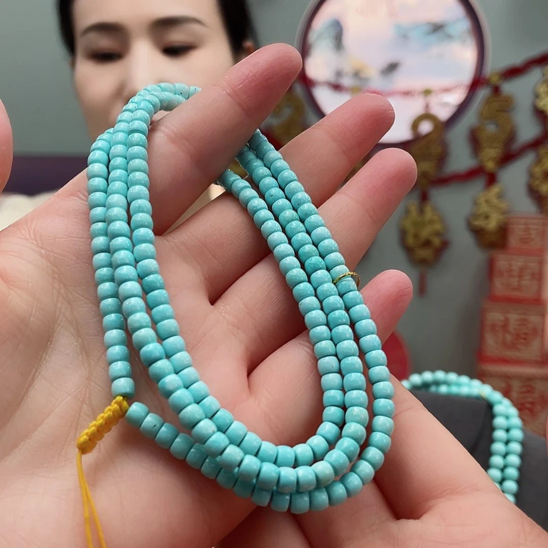 绿松石颈饰未镶嵌椰*