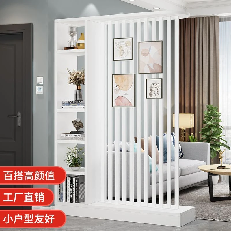 入户玄关多层置物架隔断客厅隔断家用新中式屏风隔断现代简约座屏