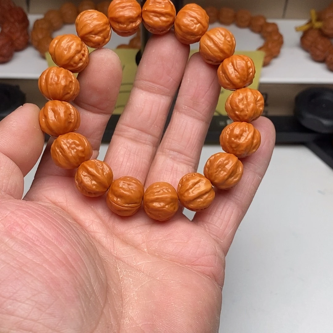 木质类文玩核桃1.5京八棱磨盘