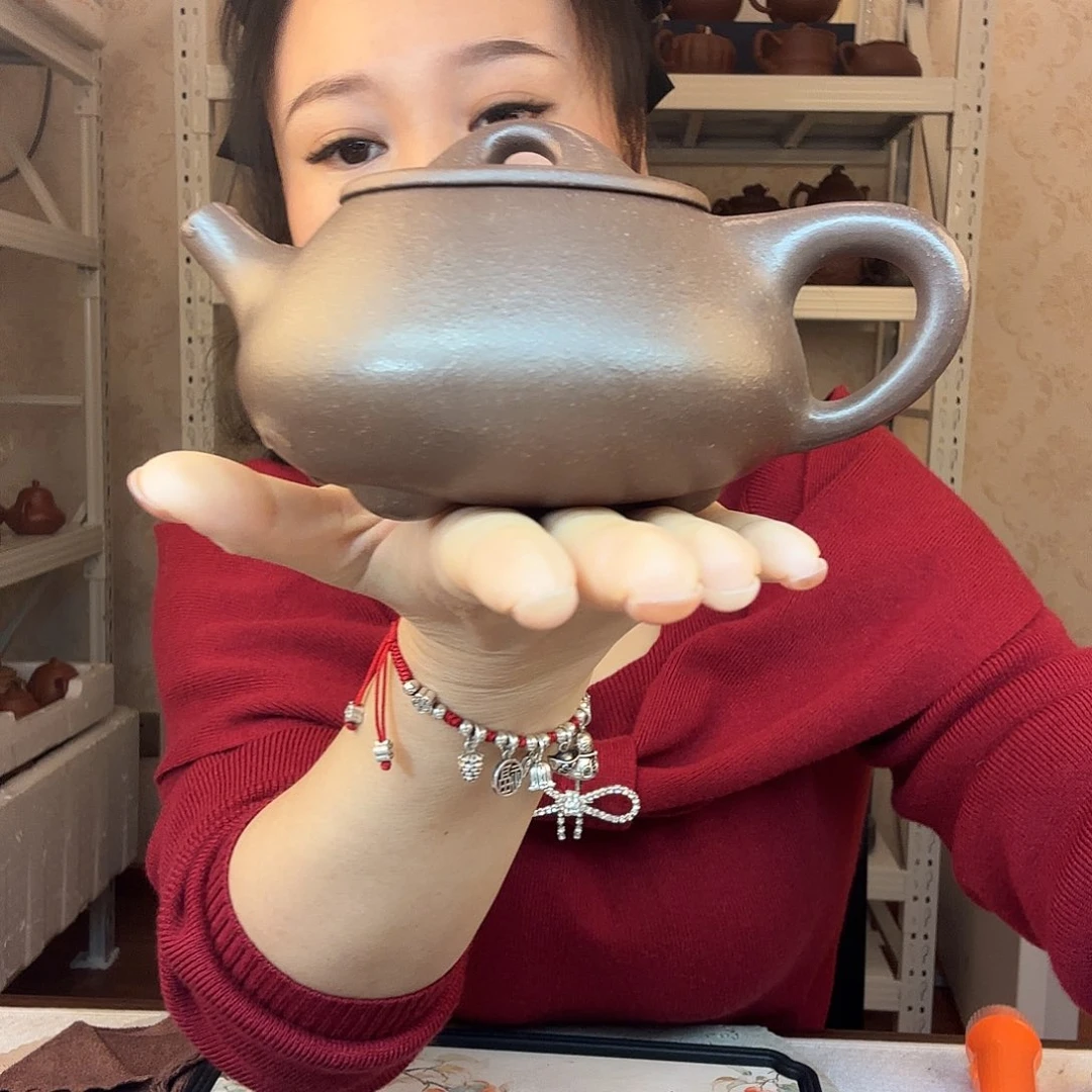 茶壶紫砂精工制作微瑕