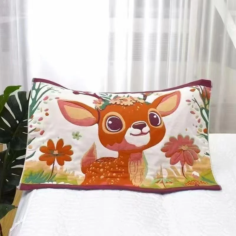 小鹿52*78一对枕巾