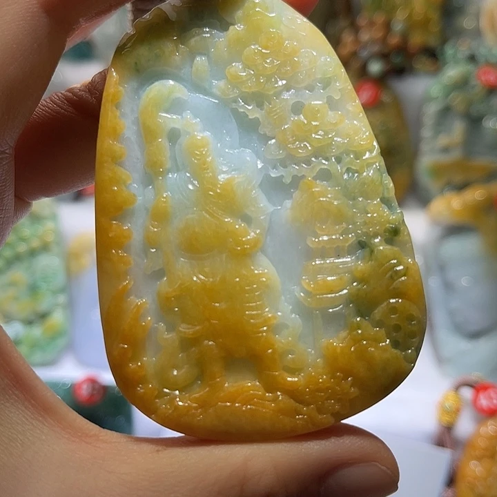 吊坠(不含链)未镶嵌翡翠