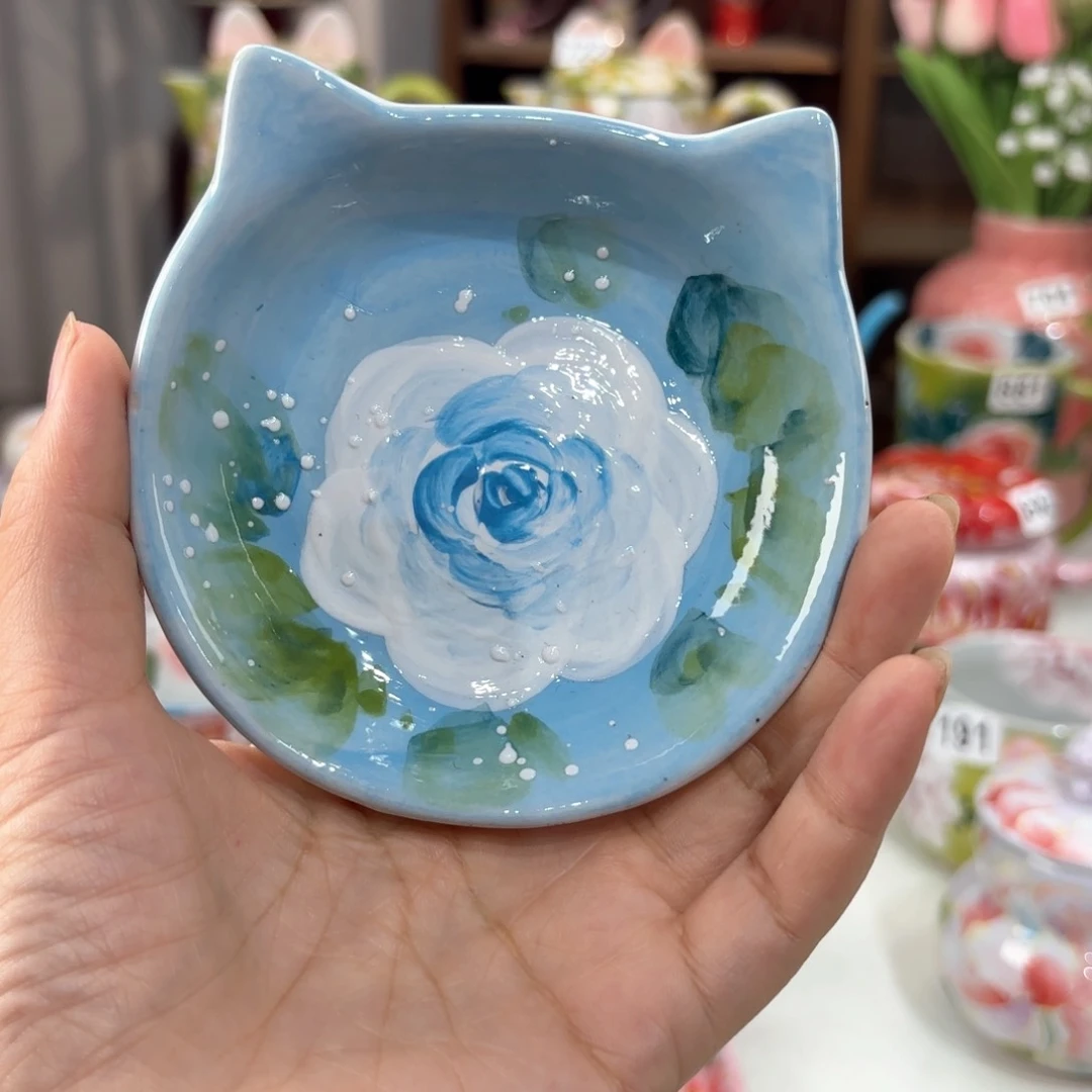 景德镇手绘高温釉下彩陶瓷茶具