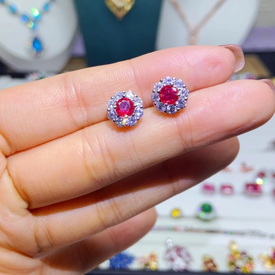 银S925镶嵌戒指烟晶