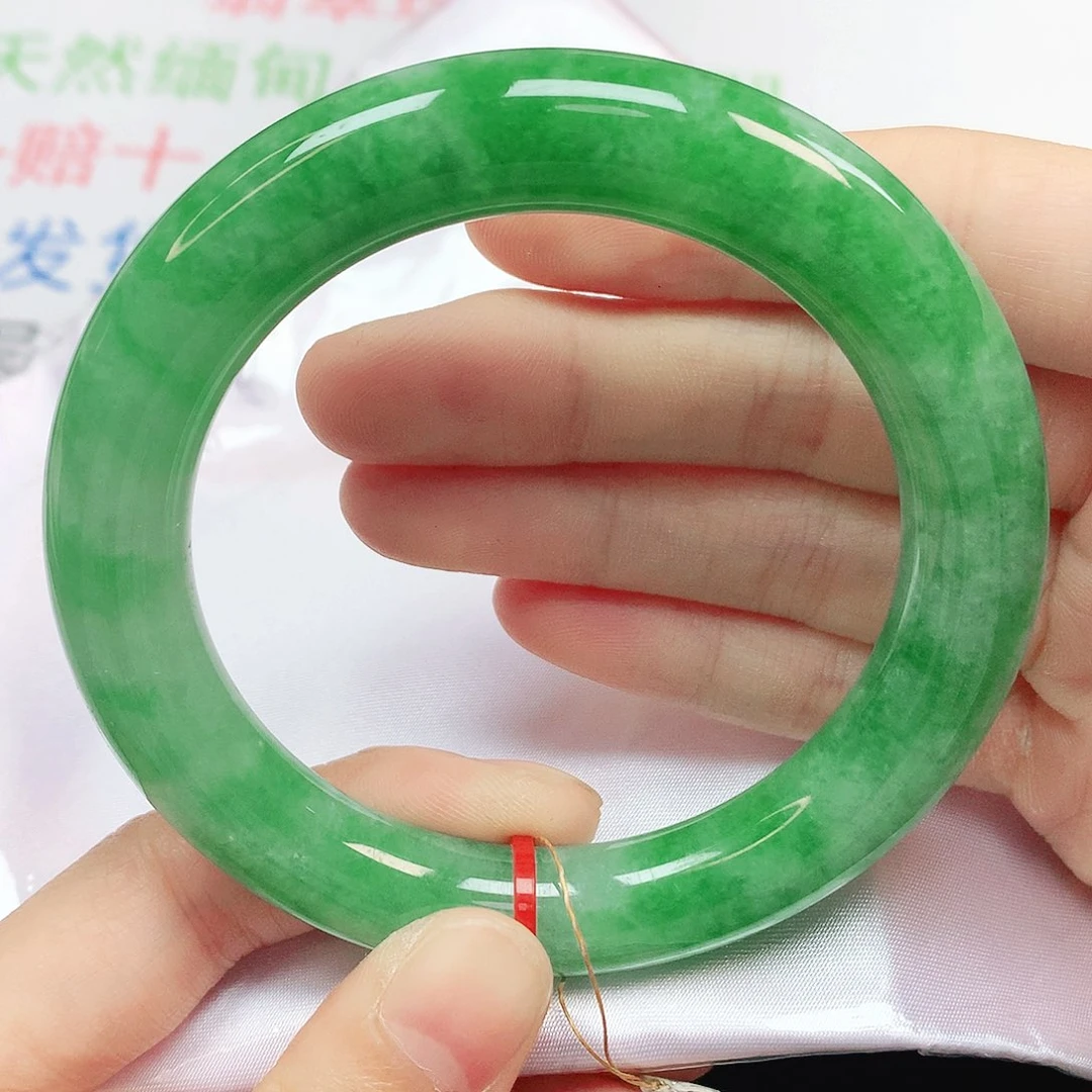 大***凯未镶嵌手镯翡翠翡翠手镯56.6圆