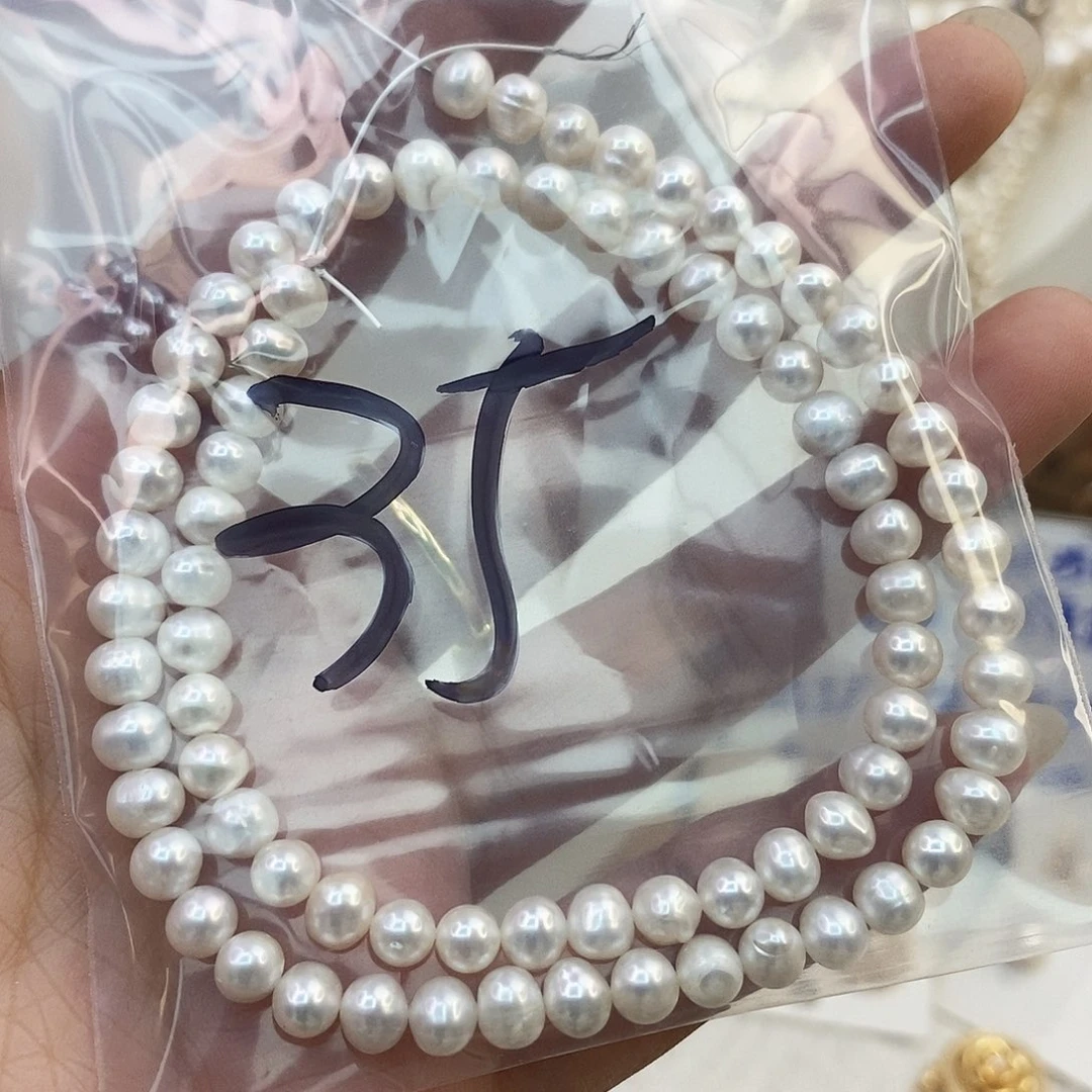 淡水珍珠耳饰钛钢