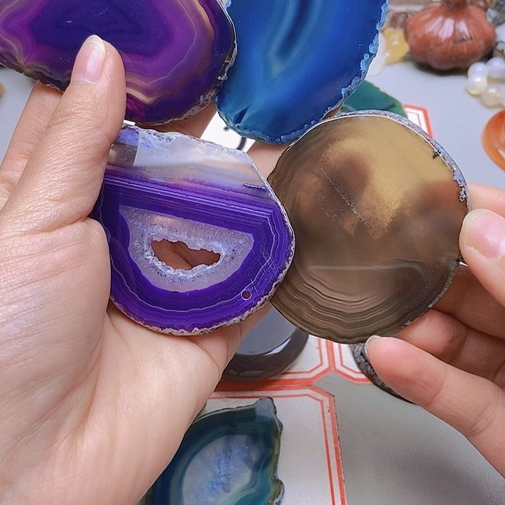 【闪购商品】未镶嵌玛瑙/玉髓珠宝半成品归***道