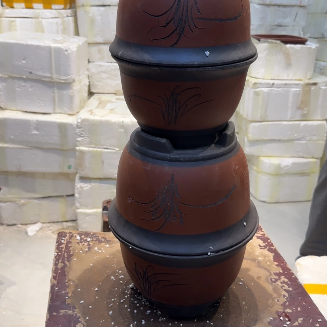 紫砂花盆口径18.12/14.10口径