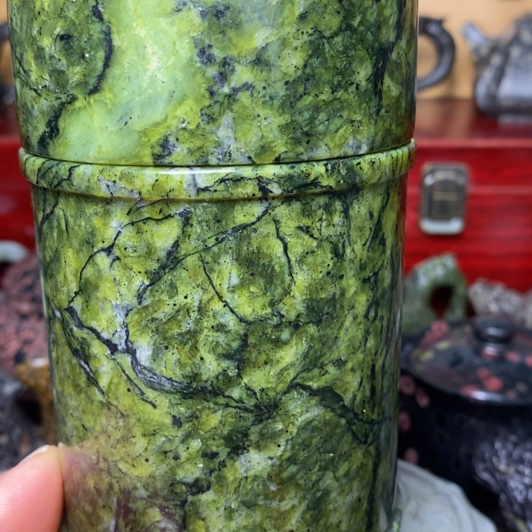 藏玉药王石福利款茶叶罐