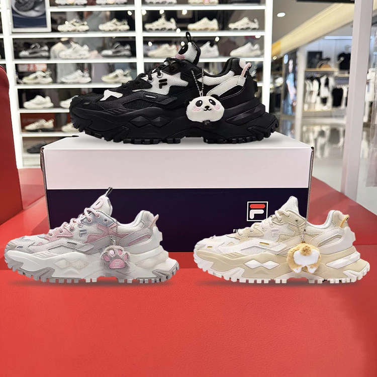 FILA FUSION斐乐赵露思同款硬糖厚底老爹鞋新款女鞋休闲运动鞋