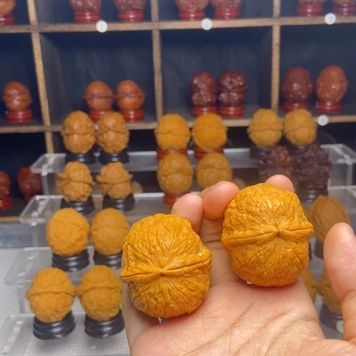 吊坠文玩核桃金丝绣球28