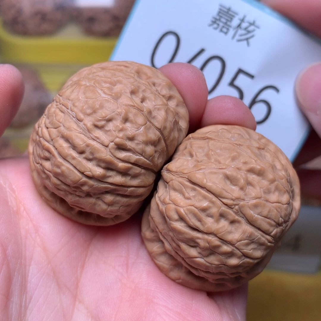 文玩核桃把件肉球乾隆磨37