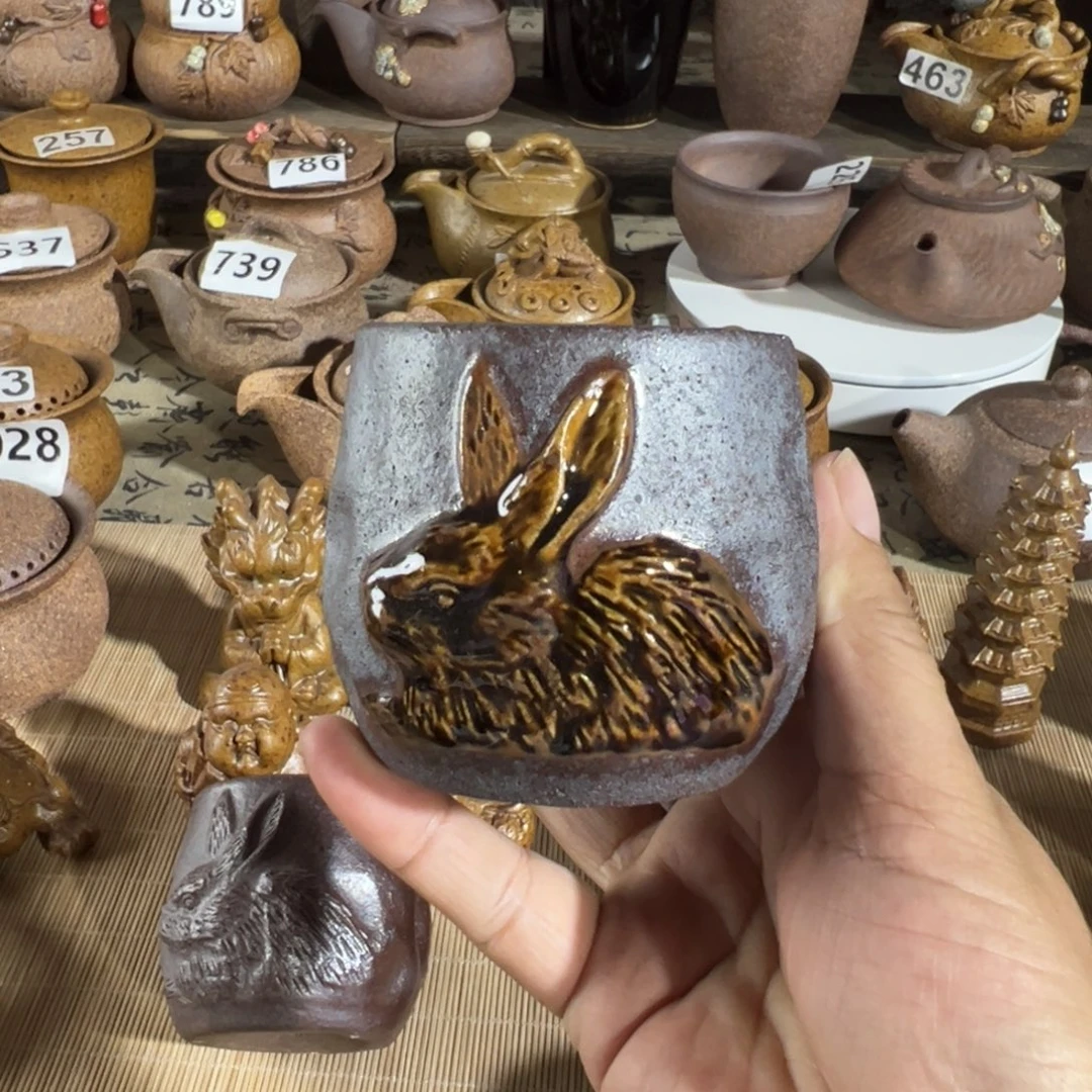 缸微瑕原谷烧高温粗瓷