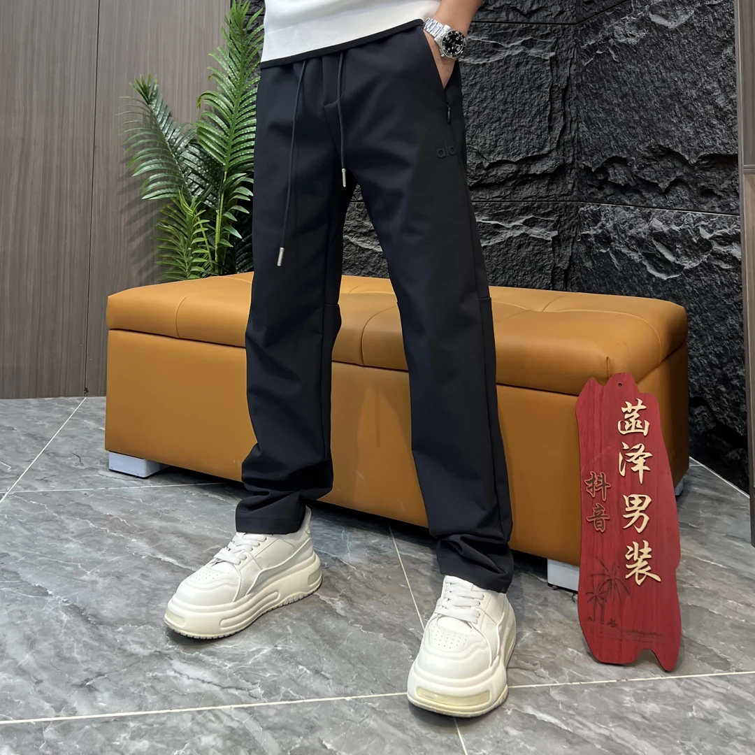 专柜品质户外男直筒裤男裤休闲裤秋冬季男士直筒休闲长裤25D55