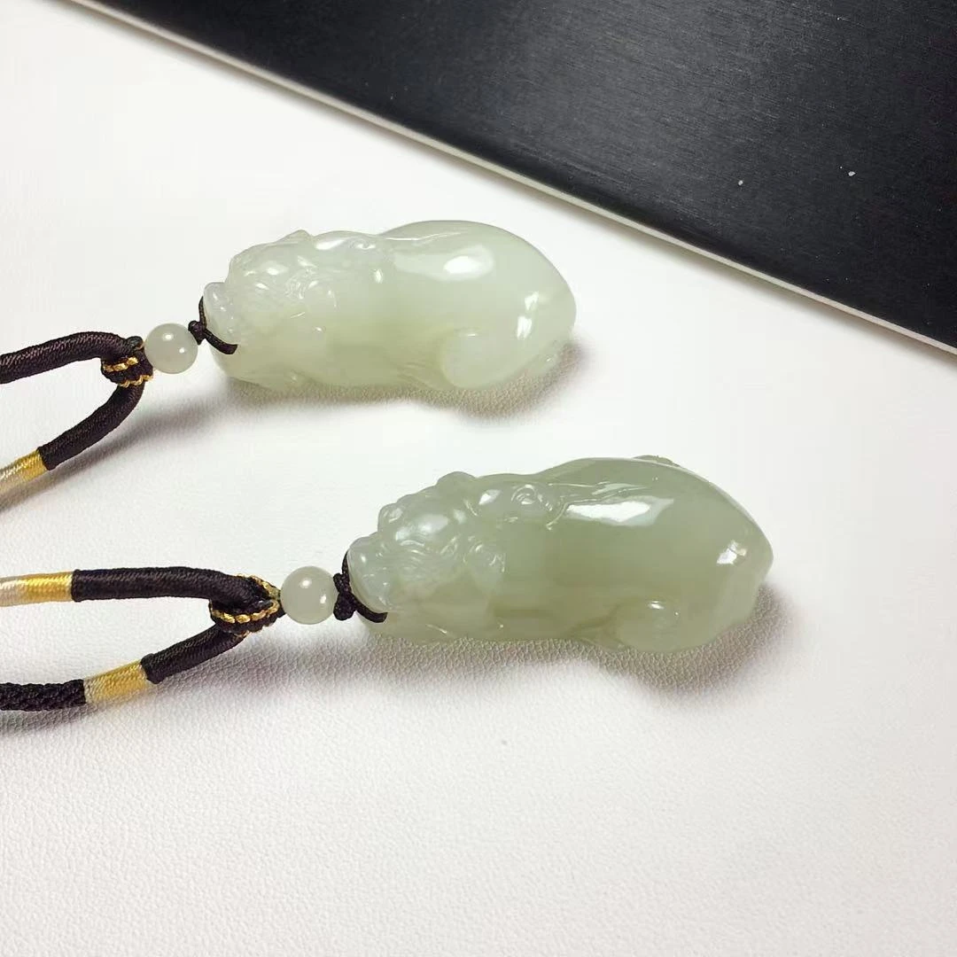 【麦子家族年终大促】天然和田玉挂件吊坠时尚多样性发1 D3076