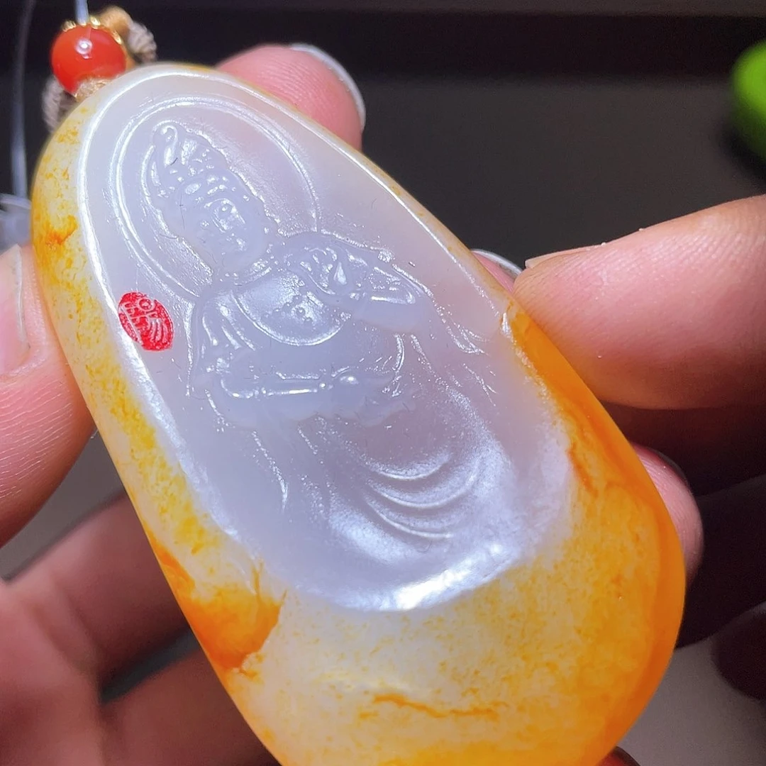 和田玉未镶嵌颈饰D2