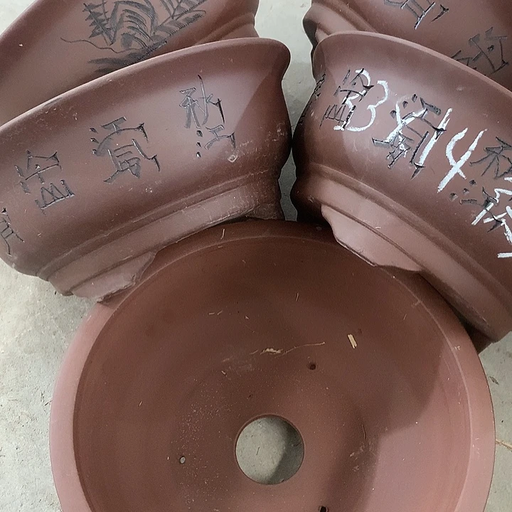 紫砂花盆紫砂处理