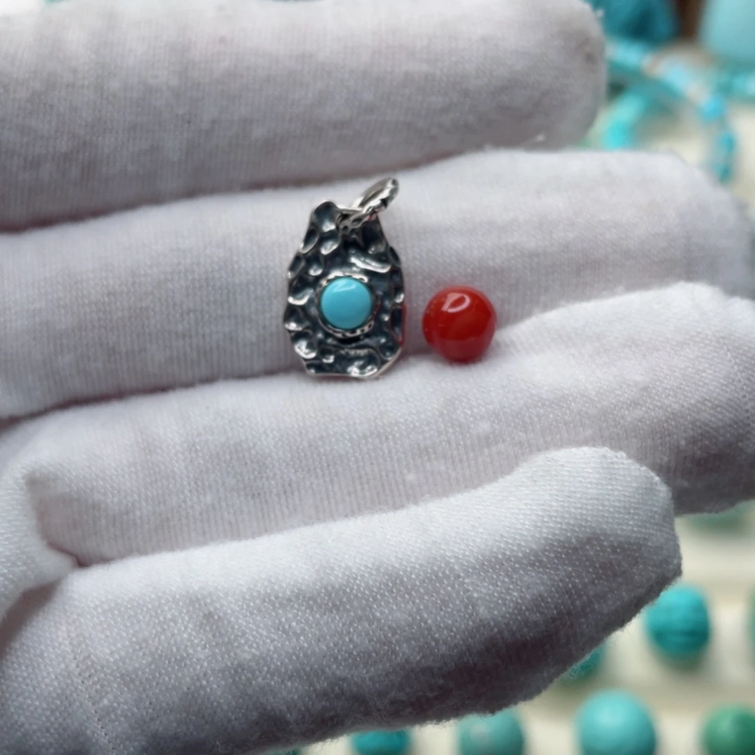 银S925镶嵌南红玛瑙珠宝奇石