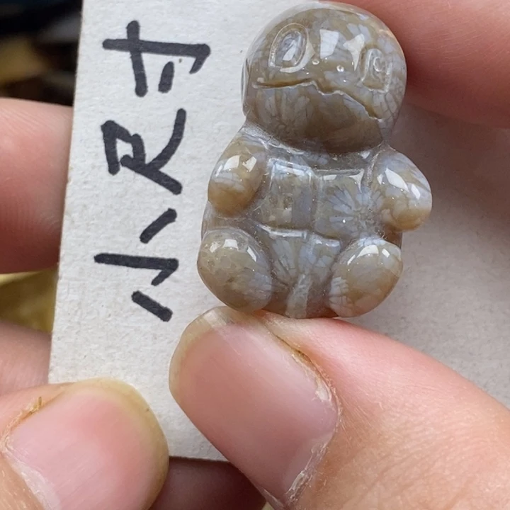 硅化珊瑚（珊瑚玉）未镶嵌颈饰