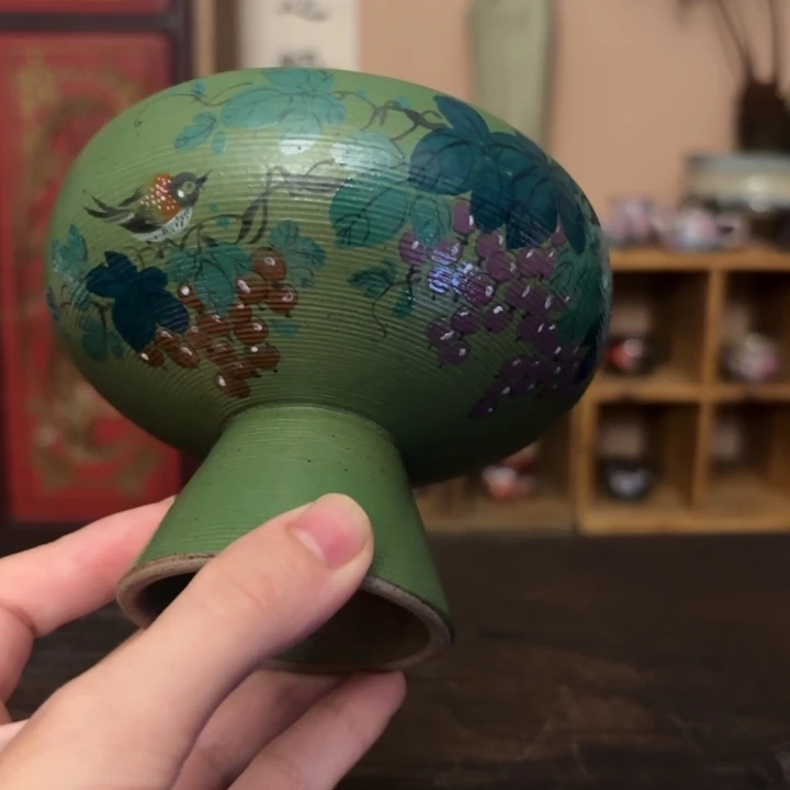 沈***y柴烧纯手工手绘陶瓷