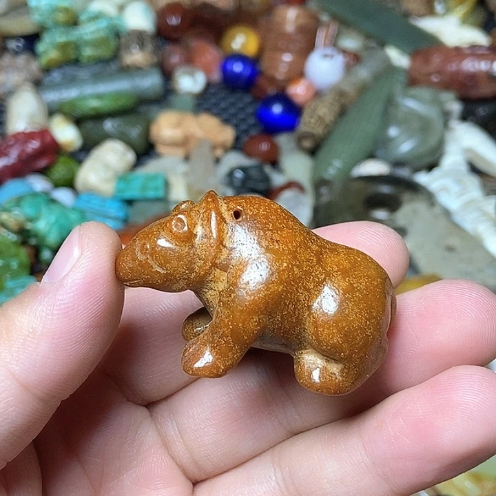 和田玉未镶嵌颈饰12