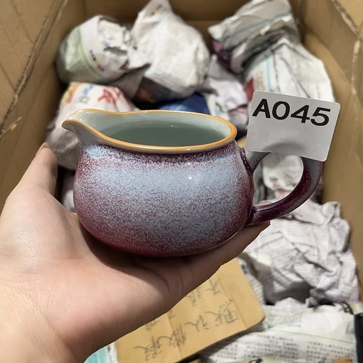 瓷片茶摆件工艺品摆件666