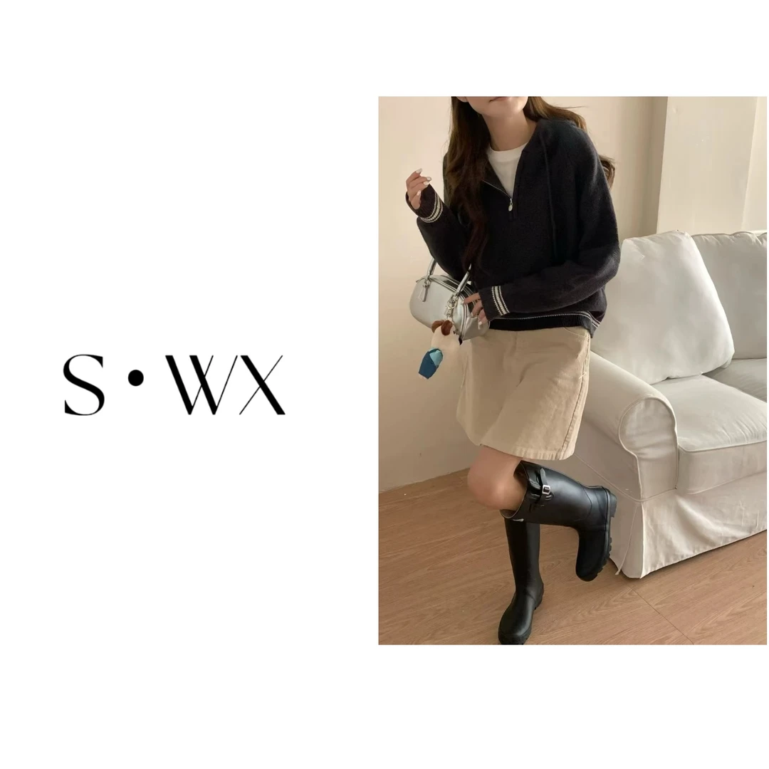31【柔软时光】韩系休闲时尚连帽慵懒风毛衣