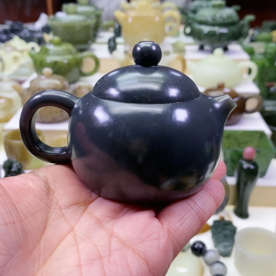 和田玉茶壶未镶嵌清**远