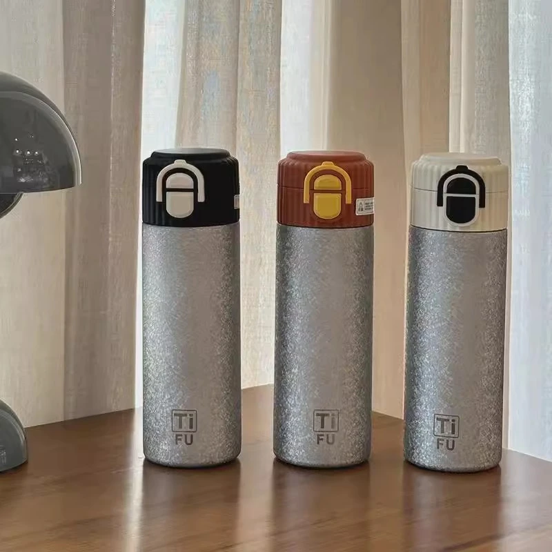 【晶晶乱炸拼手速】覆钛双饮弹跳保温杯高颜值便携直身水杯287