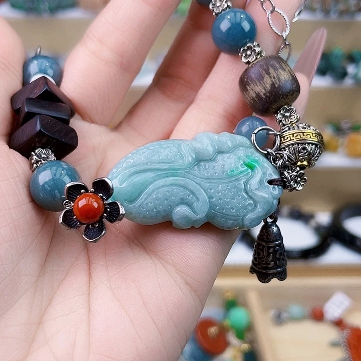 翡翠未镶嵌手链手链