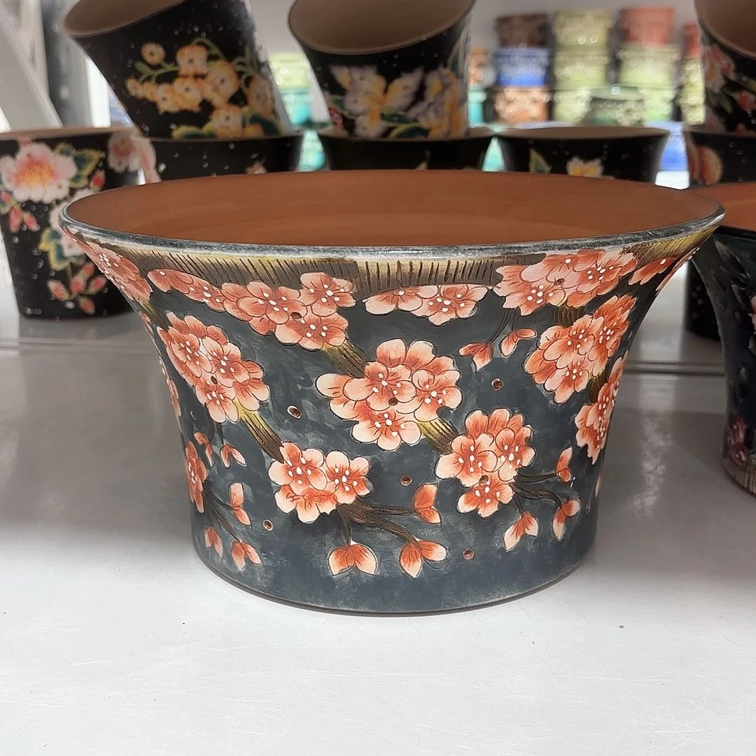 紫砂花盆手工花盆默认微瑕26/15