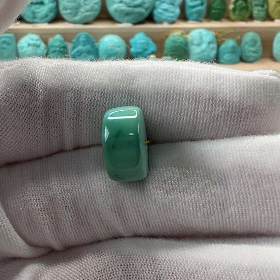 未镶嵌绿松石直切珠12.2x6.4mm