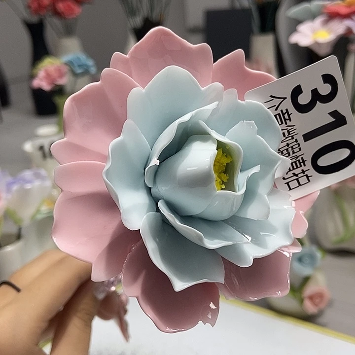 陶瓷纯手工捏花设计